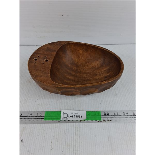Carved Wood Bowl