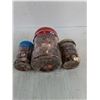 Image 2 : (3) Jars of Bulk Mostly Canadian Pennies