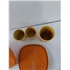 Image 5 : Assorted Tupperware, (3) Containers, (2) Lids, (1) Tall Cup, (2) Small Cups