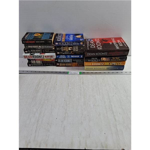 Collection of (17) Dean Koontz Hardcover and Softcover Novels