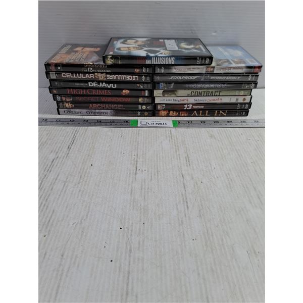 (15) DVD's: Foolproof,13,The Contract,The Black Hole,Archangel and more