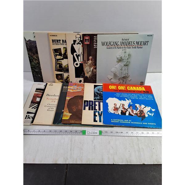 (12) Assorted Record Albums-Various Artists