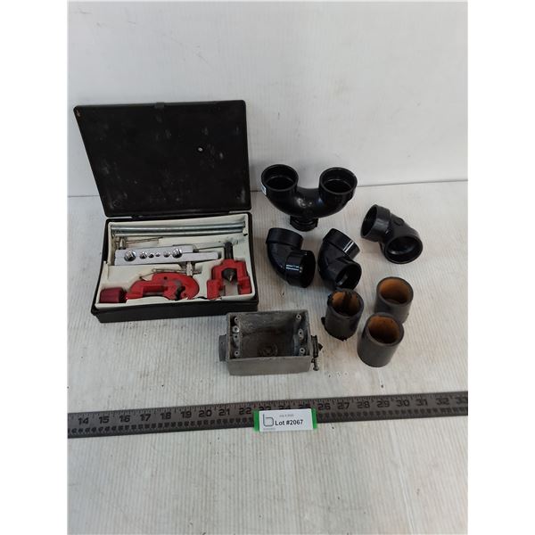 Flaring Tool Kit, Electrical Box, Pipe Couplers, Misc.