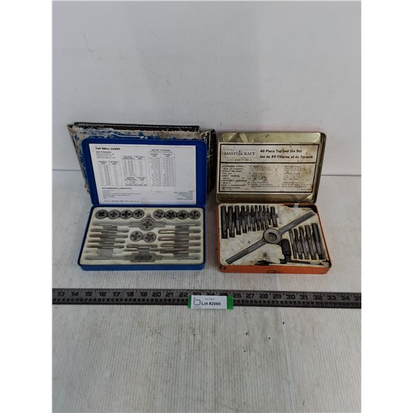 (2) Mastercraft Tap & Die Sets