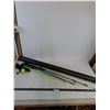Image 1 : * (4) Fishing Rods & 1 Reel, Storage Tube - 58" Length - Pickup Only