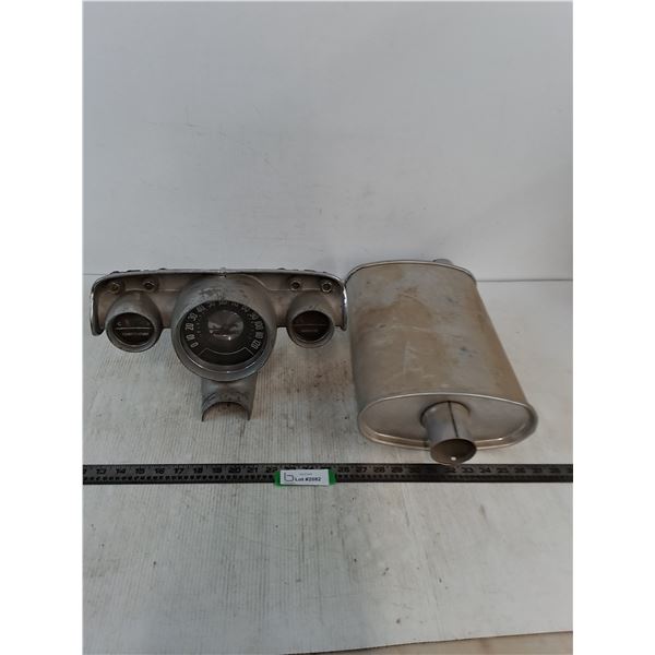 1957 Chevy Bel Air Instrument Cluster, Muffler