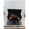 Image 1 : Plastic Tool Box w/Contents - 26x11x12"