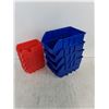 Image 2 : (9) Stackable Plastic Shop Bins