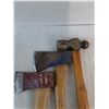 Image 3 : (2) 6" Head Axes, Ball Peen Hammer