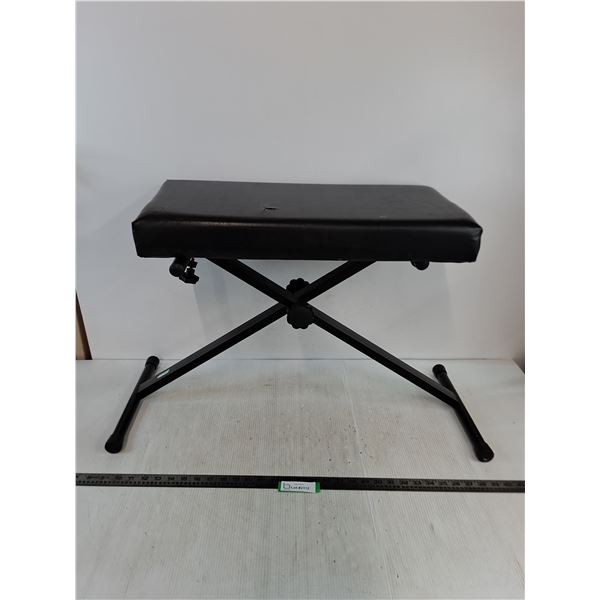 Folding Piano Bench - 24" x 12" Seat, 36" Length Folded Down - Pickup Preferred