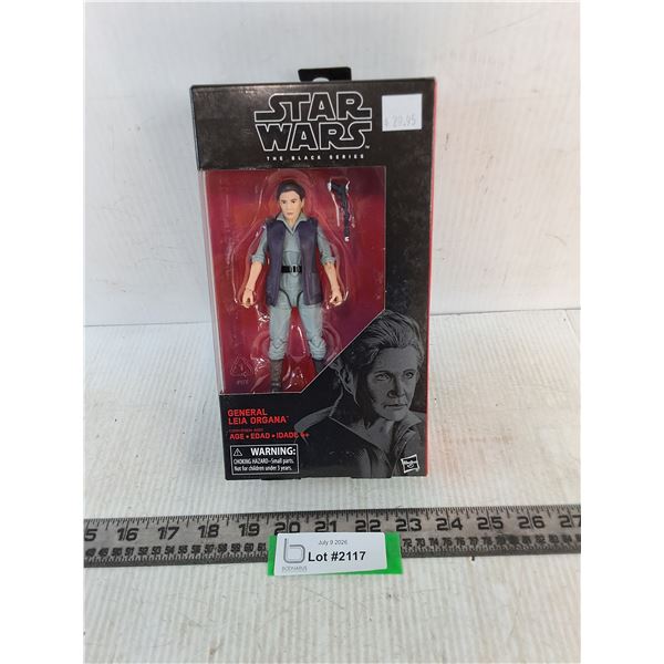 NIB Star Wars "Black Series" General Leia Organa Action Figure