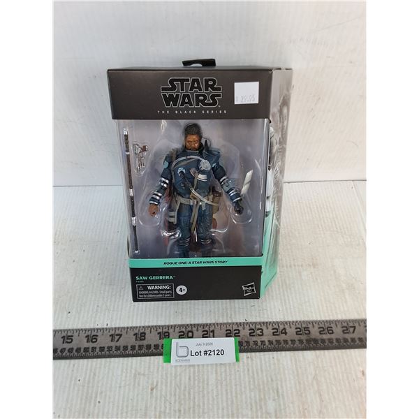 NIB Star Wars "Black Series" Saw Gerrera Action Figure