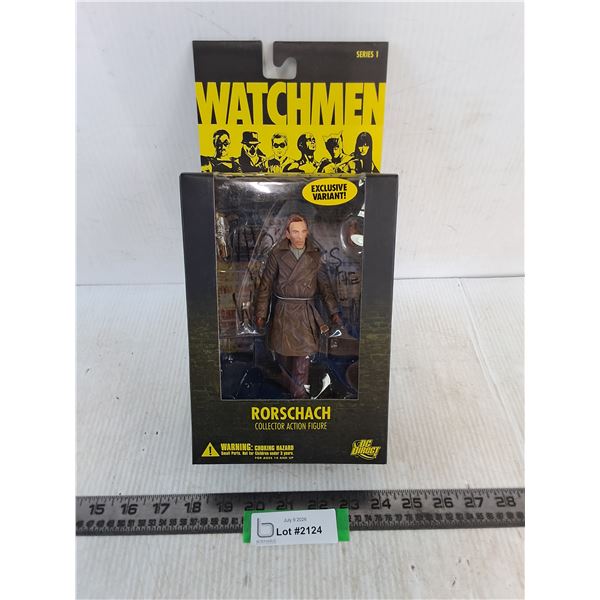 NIB DC Watchmen Rorschach "Exclusive Variant" Action Figure
