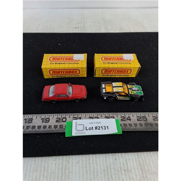 (2) Matchbox 1:64 Diecast Vehicles - Mustang & T-Bird