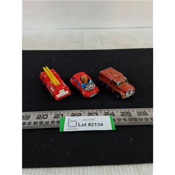 (3) Vintage Lesney/Matchbox Diecast Vehicles