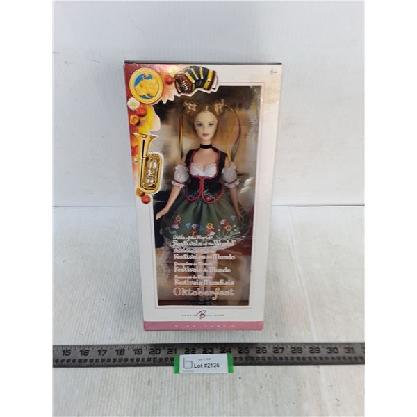 NIB Oktoberfest Barbie "Pink Label - Dolls of the World" Edition