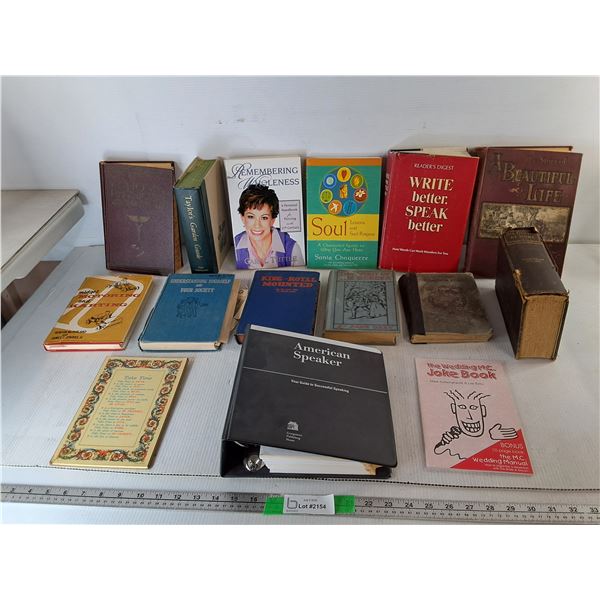 Mostly Vintage Book Lot- The Doctor at Home, Carpenter's Geographical Reader,Remembering Wholeness,
