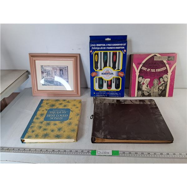 Robertson Screwdriver Set, Wall Art 13" x 11", Songs of the Pioneers Records, Misc.