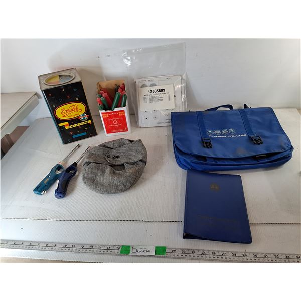 Laptop Case, Unscented Candles, E. Wedel Tin, Misc. Can't Ship