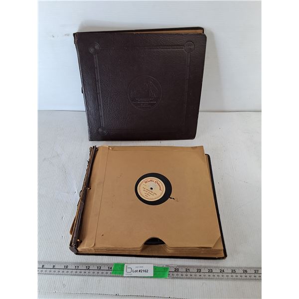 (2) Binders of Vintage Records