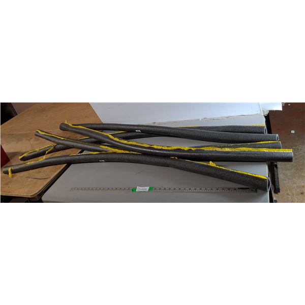 * (5) Pipe Insulators, approx. 6 Ft. 1.5" Inner Diameter, Can't Ship