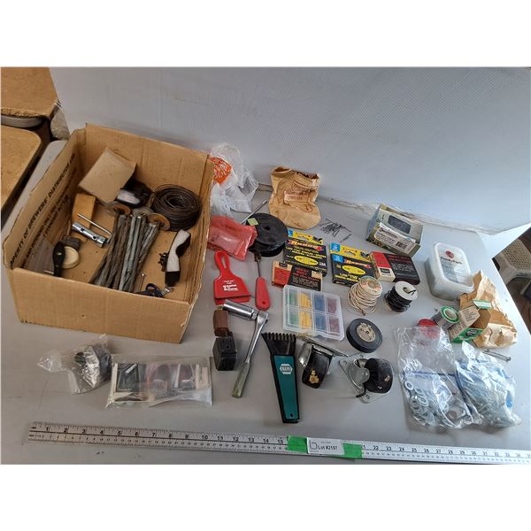 Soldering Wire, Nails, Staples, Misc.