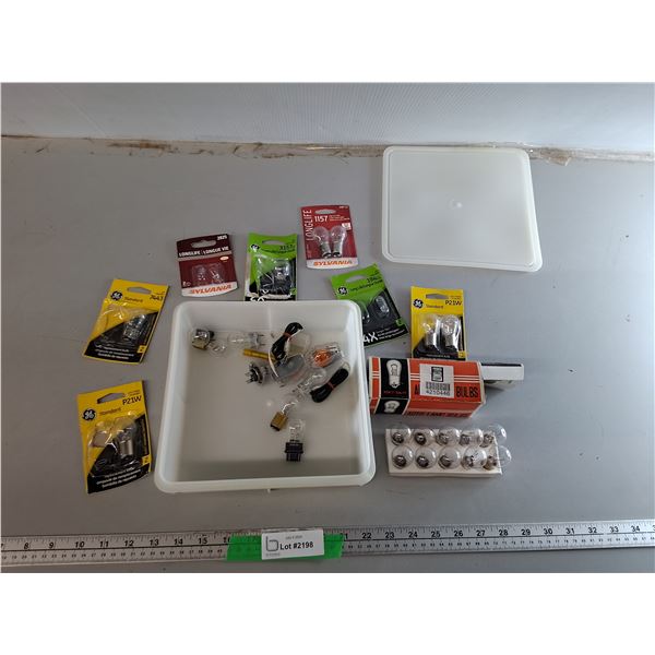 Plastic Storage Container & Vehicle Bulbs