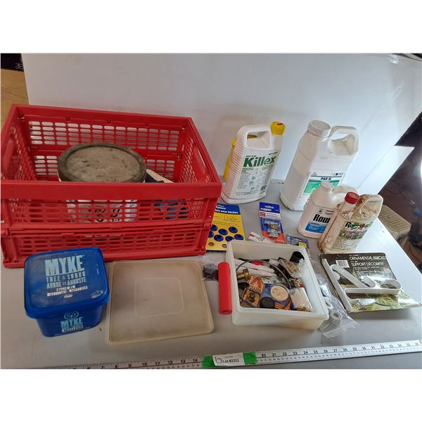 Weed Killer, Collapsible Crate 18.5" x 13.5" x 10", Tarp Eyelets, Misc. Can't Ship