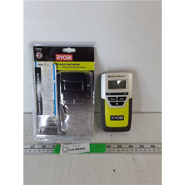 Ryobi Moisture Meter- May Require New Batteries