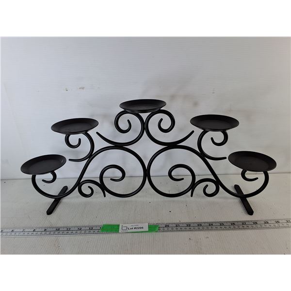 Metal Candleholder 24" Long x 10.5" Tall, Pickup Pref'd