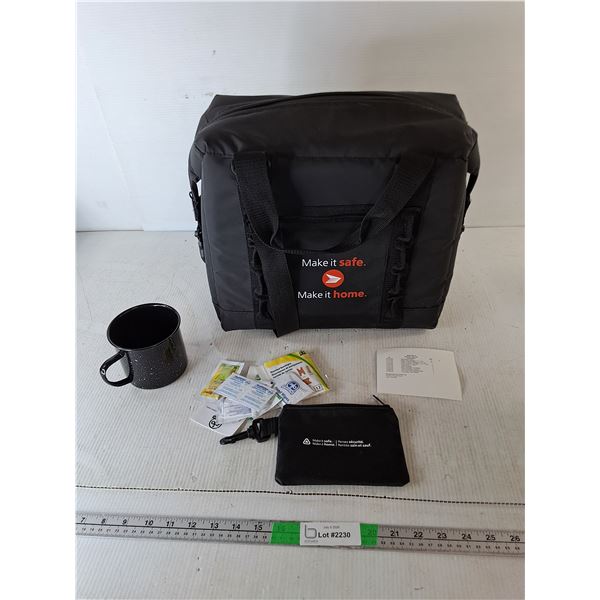 Canada Post Cooler Bag, Mug & Golf First Aid Kit