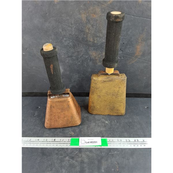 (2) Cow Bells