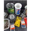 Image 3 : Assorted Nails, Wire Connectors, Door Stop, Conical Achors, Misc
