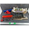 Image 1 : Grey Cup Bag, Brush, Master Lock, Handle, Misc