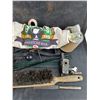 Image 4 : Grey Cup Bag, Brush, Master Lock, Handle, Misc