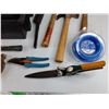 Image 3 : Mallets, Hedge Trimmer, Plastic Bins, Wire Brush, Misc