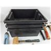 Image 5 : Mallets, Hedge Trimmer, Plastic Bins, Wire Brush, Misc