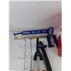 Image 2 : *Bar Clamp, Caulking Gun, 16" Shelf Support, Wall Hanger, Hedge Shears, Misc