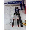 Image 3 : *Bar Clamp, Caulking Gun, 16" Shelf Support, Wall Hanger, Hedge Shears, Misc