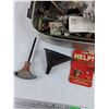 Image 6 : Glue Gun, Toyota Emblem, Radiator Drain Cock, Funnel, Assorted Hardware
