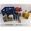 Image 1 : Milk Crate, Assorted Motor Oil, All Purpose Grease, PICKUP ONLY