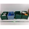 Image 1 : Plastic Stackable Bins & Asssorted Hardware