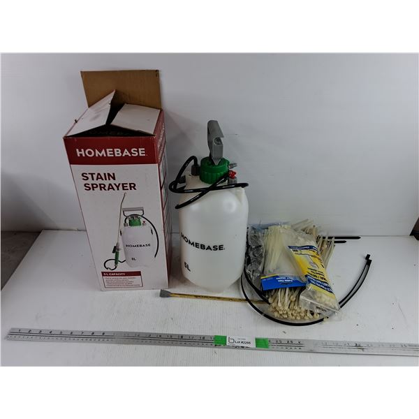 Homebase Stain Sprayer, Zip Ties