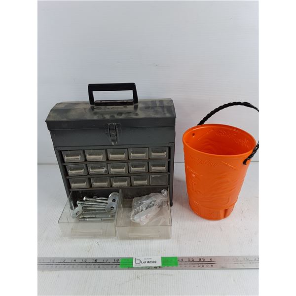 Hardware Organizer, Washers & Bolts, Halloween Bucket