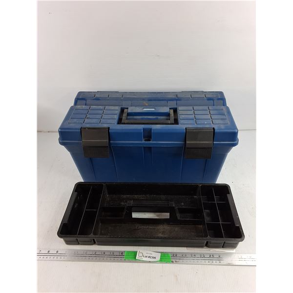 Mastercraft Tool Box w/Caddy 21" x 10" x 10"