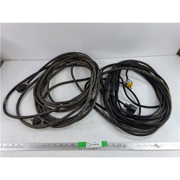 (2) Heavy Duty Extension Cords - As Is