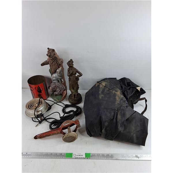 Figures, Car Cover, Tin Can, Misc