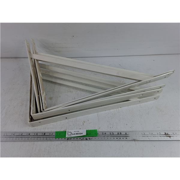 (6) Shelf Brackets 19" x 13"