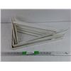 Image 1 : (6) Shelf Brackets 19" x 13"