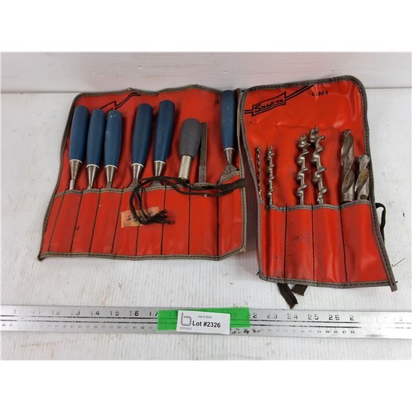 Snap On Wood Carving Tool Set & Drill Bits